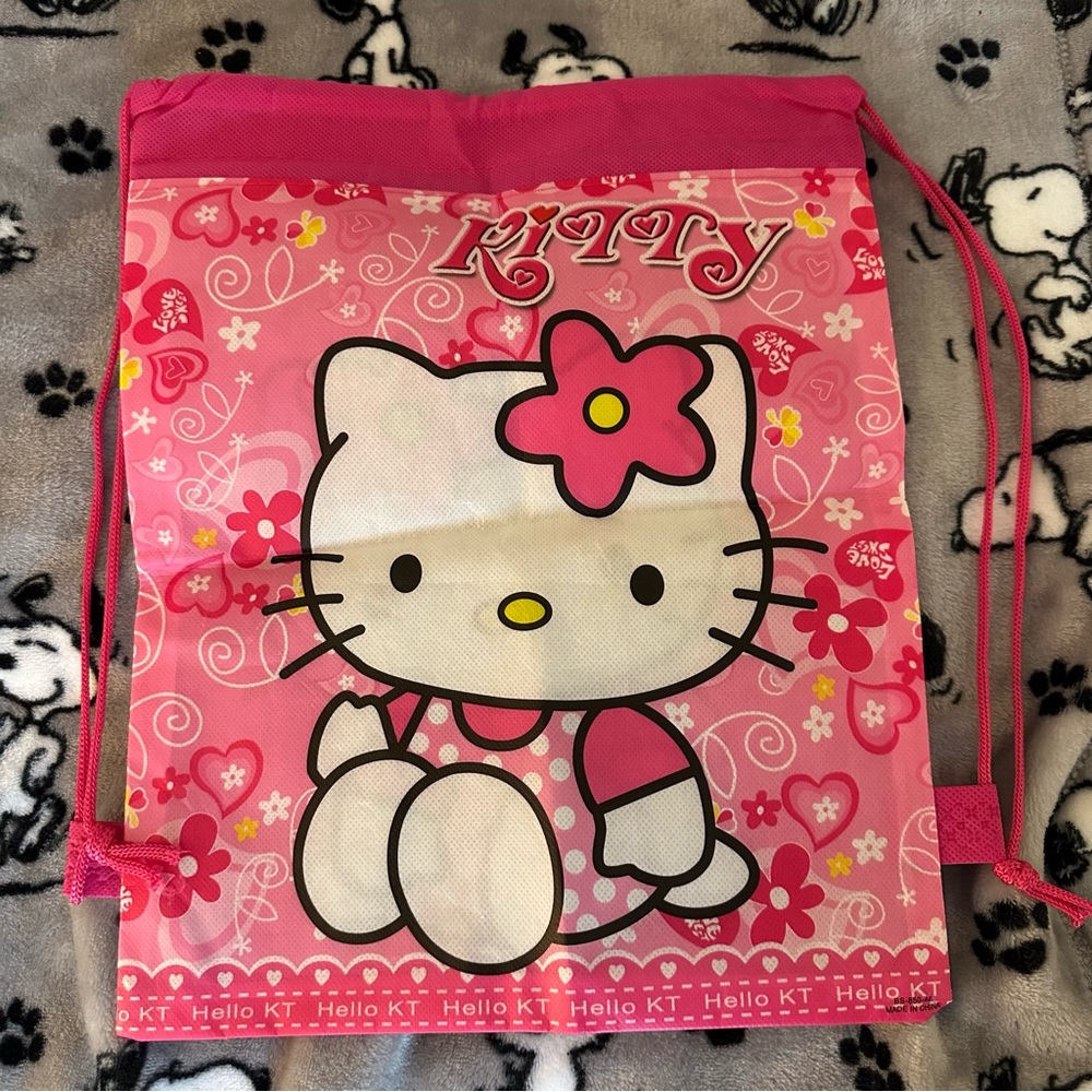 Hello Kitty Pink Drawstring Bag - Picture 4 of 4